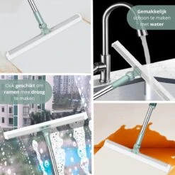 Zafio Vloertrekker Met Steel Vloerwisser Watertrekker Badkamer Douche - 80 / 130 Cm - Uitschuifbaar -Huishoudelijke Benodigdheden 1200x1200 755