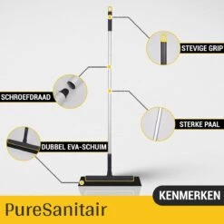 PureSanitair Vloertrekker – Vloerwisser - Raamwisser – Vloertrekker Met Steel – Raamtrekker – Ramenwisser 9 PureSanitair Vloertrekker – Vloerwisser - Raamwisser – Vloertrekker Met Steel – Raamtrekker – Ramenwisser -Huishoudelijke Benodigdheden 1200x1200 759