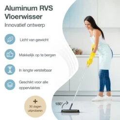 Merkloos Vloertrekker Met Steel - Perfect. Voor Vloer & Raam - Verstelbare Lengte - 180 Graden Draaibaar - Douchewisser - Vloerwisser - Verwijderbare Handgreep-130 Cm 14 Merkloos Vloertrekker Met Steel - Perfect. Voor Vloer & Raam - Verstelbare Lengte - 180 Graden Draaibaar - Douchewisser - Vloerwisser - Verwijderbare Handgreep-130 Cm -Huishoudelijke Benodigdheden 1200x1200 772