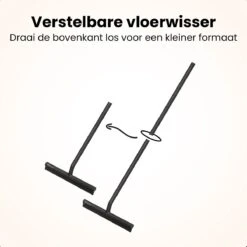 NovaQ® Vloerwisser Met Steel - Vloertrekker Met Steel - Douchewisser Zwart - Raamwisser Douche - Badkamer Trekker - Vloerwisser Zwart 2 In 1 Set Inclusief Ophanghaken 10 NovaQ® Vloerwisser Met Steel - Vloertrekker Met Steel - Douchewisser Zwart - Raamwisser Douche - Badkamer Trekker - Vloerwisser Zwart 2 In 1 Set Inclusief Ophanghaken -Huishoudelijke Benodigdheden 1200x1200 778