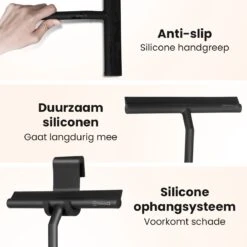NovaQ® Vloerwisser Met Steel - Vloertrekker Met Steel - Douchewisser Zwart - Raamwisser Douche - Badkamer Trekker - Vloerwisser Zwart 2 In 1 Set Inclusief Ophanghaken 11 NovaQ® Vloerwisser Met Steel - Vloertrekker Met Steel - Douchewisser Zwart - Raamwisser Douche - Badkamer Trekker - Vloerwisser Zwart 2 In 1 Set Inclusief Ophanghaken -Huishoudelijke Benodigdheden 1200x1200 779
