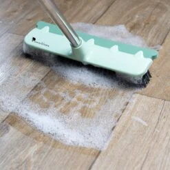 Powarkleen - Vloertrekker Met Steel & Bezem 2 In 1 - Vloerwisser Voor Badkamer Vloer - Groen -Huishoudelijke Benodigdheden 1200x1200 791