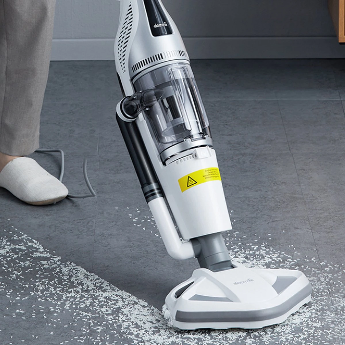 Deerma ZQ990W Stoomreiniger En Stofzuiger 2 In 1 - Stoomzuiger - Dweil - Zakloos - Vloer - Tapijt - Laminaat - Tegels 6 Deerma ZQ990W Stoomreiniger En Stofzuiger 2 In 1 - Stoomzuiger - Dweil - Zakloos - Vloer - Tapijt - Laminaat - Tegels - Afbeelding 6