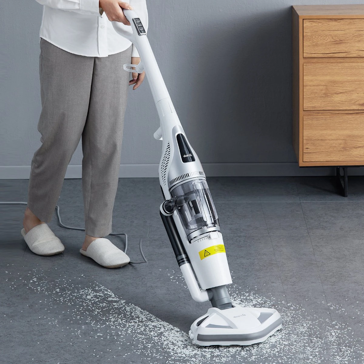 Deerma ZQ990W Stoomreiniger En Stofzuiger 2 In 1 - Stoomzuiger - Dweil - Zakloos - Vloer - Tapijt - Laminaat - Tegels 10 Deerma ZQ990W Stoomreiniger En Stofzuiger 2 In 1 - Stoomzuiger - Dweil - Zakloos - Vloer - Tapijt - Laminaat - Tegels - Afbeelding 10