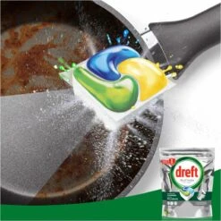 Dreft Platinum All In One Vaatwascapsules Citroen 170 Stuks -Huishoudelijke Benodigdheden 1200x1200 930