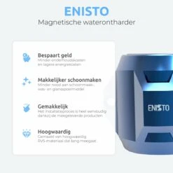 ENISTO® Magnetische Waterontharder Medium – Waterontharder Magneet – Douchefilter – 15.000 Gauss – Waterontkalker – Waterverzachter – Antikalk – Blauw – RVS -Huishoudelijke Benodigdheden 1200x1200 942