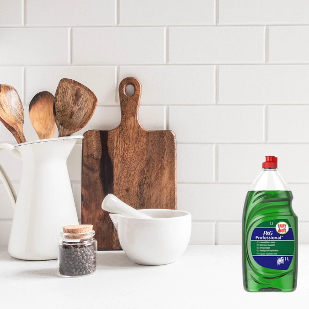 Dreft Original Professional Afwasmiddel (Voordeelverpakking) - 8 X 1 L 2 Dreft Original Professional Afwasmiddel (Voordeelverpakking) - 8 X 1 L - Afbeelding 2