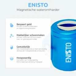 ENISTO® Magnetische Waterontharder Small – Waterontharder Magneet – Douchefilter – Waterontkalker – Waterverzachter – Antikalk – Blauw – RVS -Huishoudelijke Benodigdheden 1200x1200 977