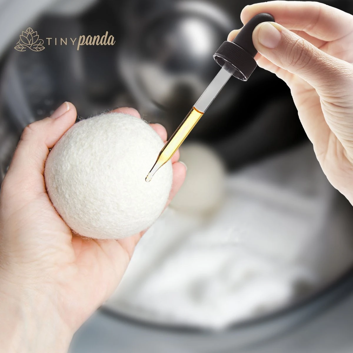 Merkloos Droger Ballen XL 6 Stuks Inclusief Lavendelolie – Zero Waste Dryer Balls - Duurzaam – Wasverzachter – Herbruikbare Drogerballen – Droogt De Was Sneller – Tiny Panda 3 Merkloos Droger Ballen XL 6 Stuks Inclusief Lavendelolie – Zero Waste Dryer Balls - Duurzaam – Wasverzachter – Herbruikbare Drogerballen – Droogt De Was Sneller – Tiny Panda - Afbeelding 3
