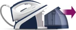Philips HI5920/20 Stoomstrijkijzer Station 2400 W 1,1 L Keramische Zoolplaat Blauw, Wit -Huishoudelijke Benodigdheden 1200x475