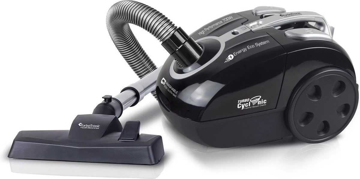 TurboTronic CV09 Stofzuiger Met Zak – Zwart 5 TurboTronic CV09 Stofzuiger Met Zak – Zwart - Afbeelding 5