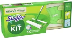 Swiffer Vloerreiniger Starterskit - 1 Dweil, 8 Droge En 3 Vochtige Vloerdoekjes Navullingen 22 Swiffer Vloerreiniger Starterskit - 1 Dweil, 8 Droge En 3 Vochtige Vloerdoekjes Navullingen -Huishoudelijke Benodigdheden 1200x634