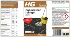HG Natuursteenreiniger Glans (product 37) - 1L - Voor Regelmatig Gebruik Van Marmer En Kalkhoudend Natuursteen -Huishoudelijke Benodigdheden 1200x642 3