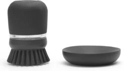 Brabantia Sink Side Afwasborstel - Met Zeepdispenser- Dark Grey 24 Brabantia Sink Side Afwasborstel - Met Zeepdispenser- Dark Grey -Huishoudelijke Benodigdheden 1200x688 1