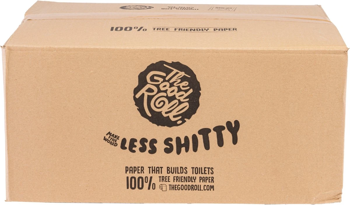 THE GOOD ROLL WC Papier - 24 Stuks - 250vel 3-laags - The Cheerful Choice- Duurzaam -100% Gerecycled 3 THE GOOD ROLL WC Papier - 24 Stuks - 250vel 3-laags - The Cheerful Choice- Duurzaam -100% Gerecycled - Afbeelding 3