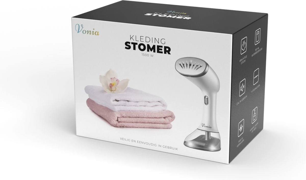 Vonia Kledingstomer - Handstomer - Stoomreiniger Kleding - Stoomapparaat Kleding – 350ML - Wit 11 Vonia Kledingstomer - Handstomer - Stoomreiniger Kleding - Stoomapparaat Kleding – 350ML - Wit - Afbeelding 11