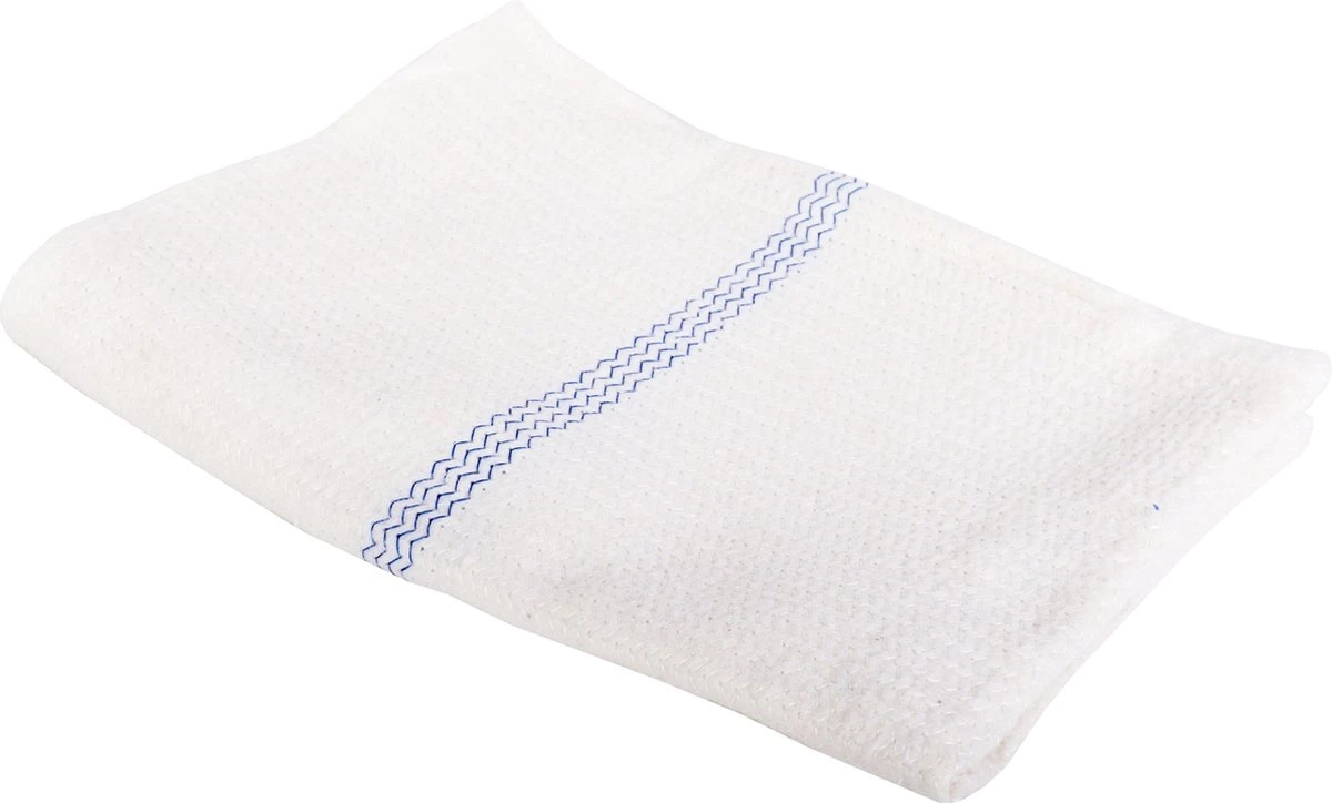 Talen Tools - Dweil - Katoen - 50x80 Cm - Wit 2 Talen Tools - Dweil - Katoen - 50x80 Cm - Wit - Afbeelding 2