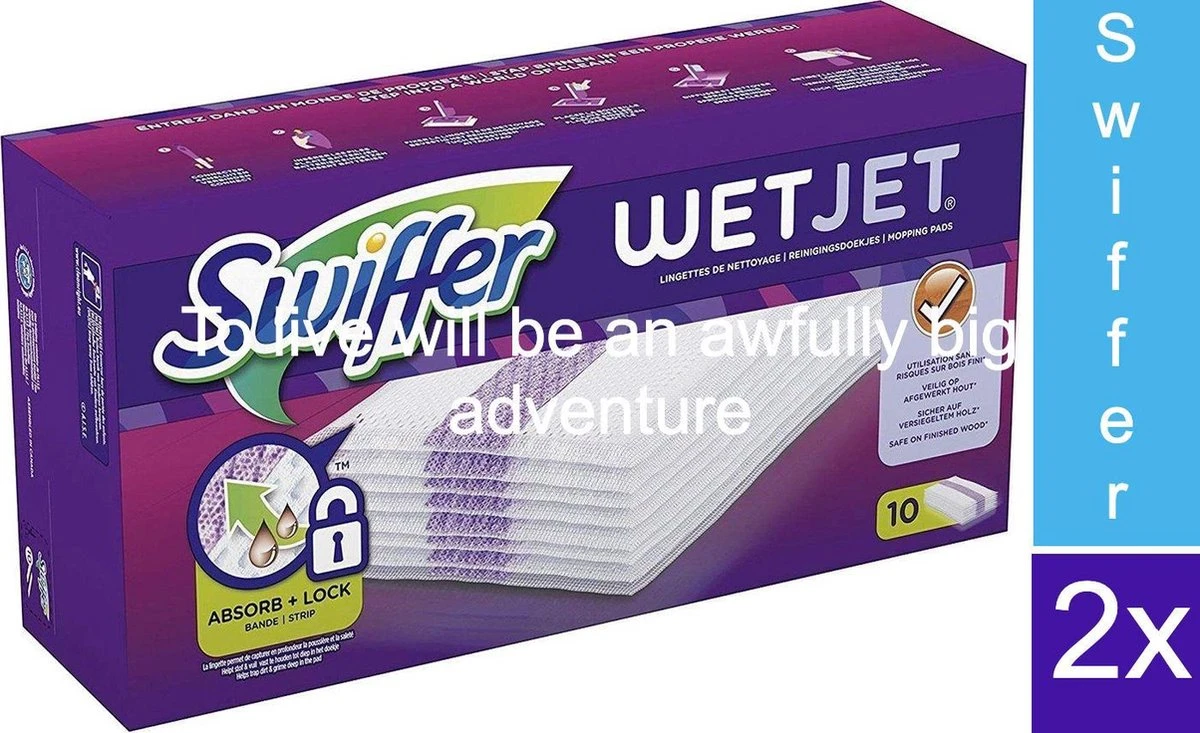Swiffer WetJet Dweilsysteem - 2 X 10 Stuks - Navul Reinigingsdoekjes 1 Swiffer WetJet Dweilsysteem - 2 X 10 Stuks - Navul Reinigingsdoekjes