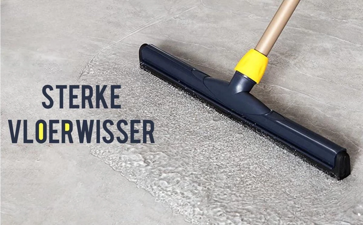 Classic Watertrekker - Met Telescoopsteel (110-138 Cm) - 43.5 Cm Veegbreedte - Vloertrekker - Aftrekker - Douche Trekker 4 Classic Watertrekker - Met Telescoopsteel (110-138 Cm) - 43.5 Cm Veegbreedte - Vloertrekker - Aftrekker - Douche Trekker - Afbeelding 4