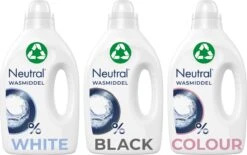 Neutral Neutral Wasmiddel Pakket Parfumvrij En Hypoallergeen Wit + Zwart + Kleur Zorgt Voor De Gevoelige Huid én Voor Het Milieu (1+1+1) X 20 Wasbeurten 9 Neutral Neutral Wasmiddel Pakket Parfumvrij En Hypoallergeen Wit + Zwart + Kleur Zorgt Voor De Gevoelige Huid én Voor Het Milieu (1+1+1) X 20 Wasbeurten -Huishoudelijke Benodigdheden 1200x753 1