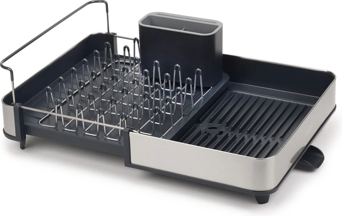 Extend Steel Uitschuifbaar Afdruiprek - Grijs - Joseph Joseph 1 Extend Steel Uitschuifbaar Afdruiprek - Grijs - Joseph Joseph