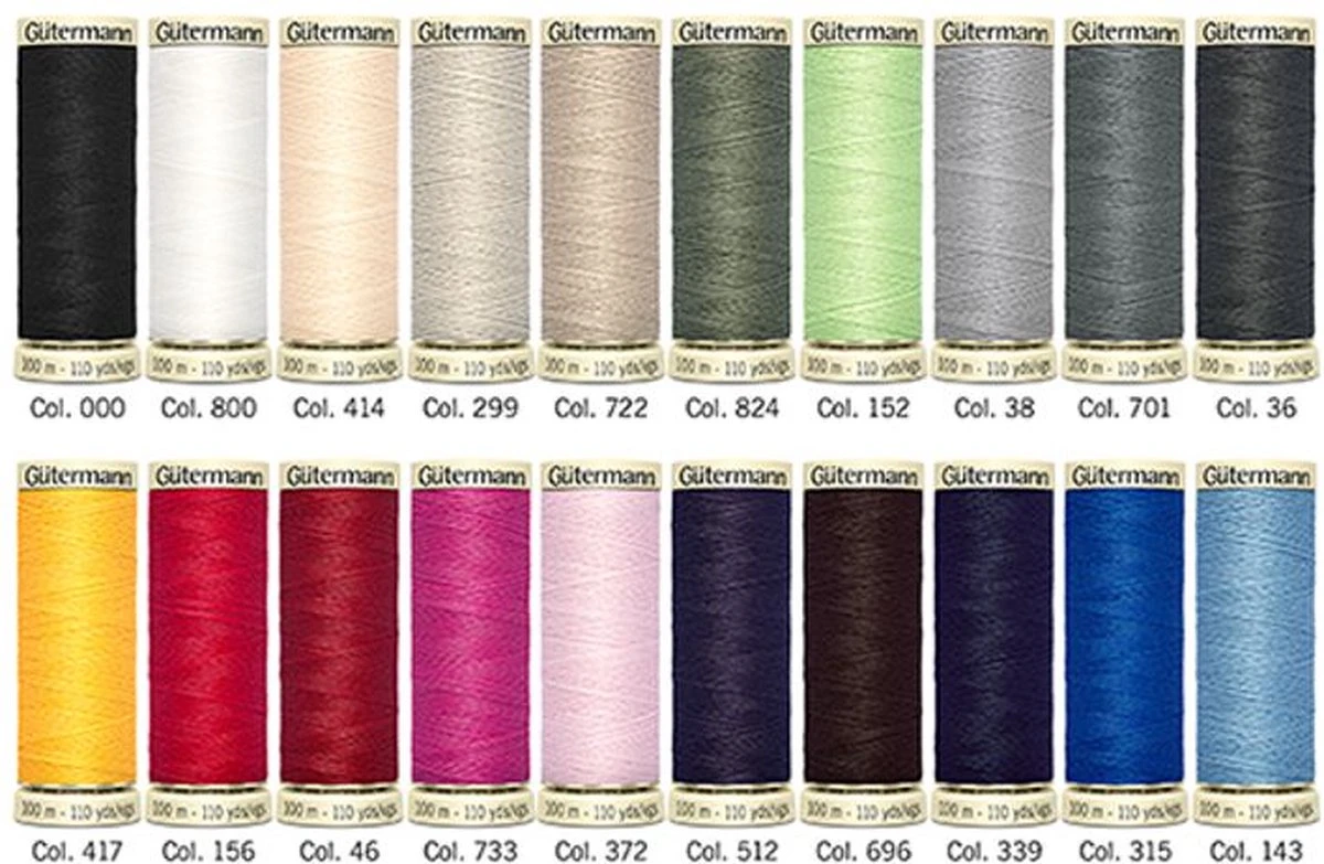 Gütermann Naaigarenset Allesnaaigaren - 20 Spoelen 2 Gütermann Naaigarenset Allesnaaigaren - 20 Spoelen - Afbeelding 2