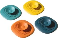 Luxe Doucheputje Afvoer Plug Zeef Stopper Stop - Universele Haarfilter Haarvanger Gootsteenstop Afvoerstop Onderdeel Afvoerputje Stopper Putje Rooster Voor Wastafel Gootsteen Spoelbak Bad Douchebak Keuken Wasbak Badkuip Aanrecht - Siliconen - Geel 11 Luxe Doucheputje Afvoer Plug Zeef Stopper Stop - Universele Haarfilter Haarvanger Gootsteenstop Afvoerstop Onderdeel Afvoerputje Stopper Putje Rooster Voor Wastafel Gootsteen Spoelbak Bad Douchebak Keuken Wasbak Badkuip Aanrecht - Siliconen - Geel -Huishoudelijke Benodigdheden 1200x792 1