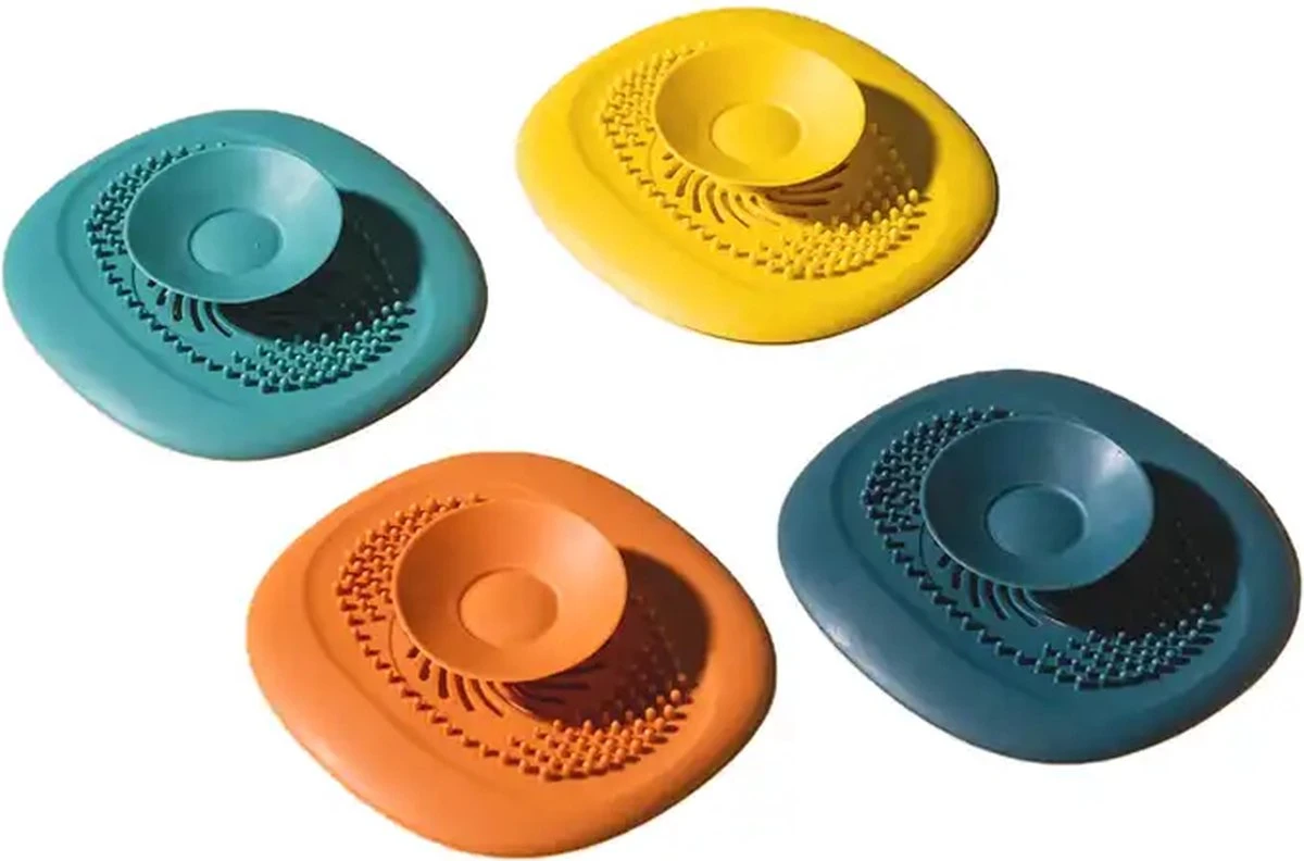 Luxe Doucheputje Afvoer Plug Zeef Stopper Stop - Universele Haarfilter Haarvanger Gootsteenstop Afvoerstop Onderdeel Afvoerputje Stopper Putje Rooster Voor Wastafel Gootsteen Spoelbak Bad Douchebak Keuken Wasbak Badkuip Aanrecht - Siliconen - Geel 5 Luxe Doucheputje Afvoer Plug Zeef Stopper Stop - Universele Haarfilter Haarvanger Gootsteenstop Afvoerstop Onderdeel Afvoerputje Stopper Putje Rooster Voor Wastafel Gootsteen Spoelbak Bad Douchebak Keuken Wasbak Badkuip Aanrecht - Siliconen - Geel - Afbeelding 5