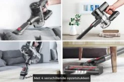 Steelstofzuiger Draadloos 200Watt Met 4 Verschillende Opzetstukken (draadloze Stofzuiger) Zedar S600+ -Huishoudelijke Benodigdheden 1200x798 15