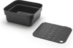Brabantia SinkSide Afwasbak Vierkant - Met Afdruipschaal - Dark Grey 15 Brabantia SinkSide Afwasbak Vierkant - Met Afdruipschaal - Dark Grey -Huishoudelijke Benodigdheden 1200x798 5
