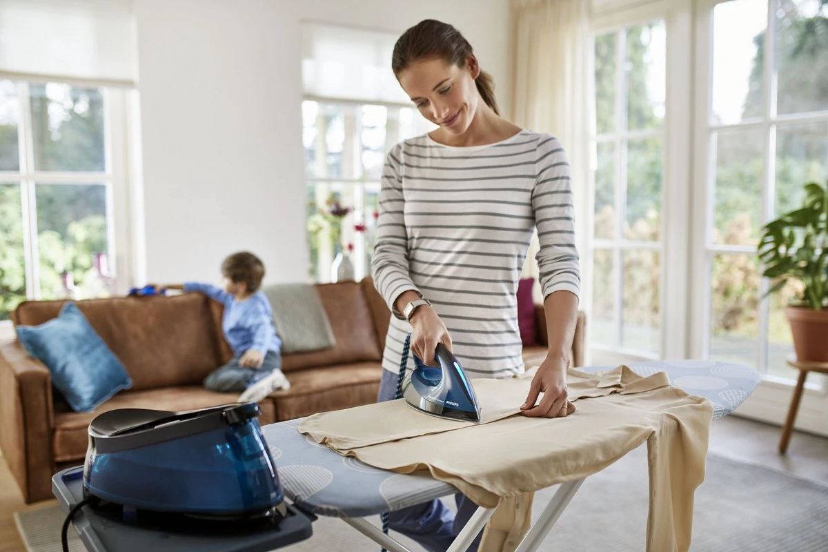 Philips PerfectCare Compact GC7844/20 - Stoomgenerator - Aqua Blauw 7 Philips PerfectCare Compact GC7844/20 - Stoomgenerator - Aqua Blauw - Afbeelding 7