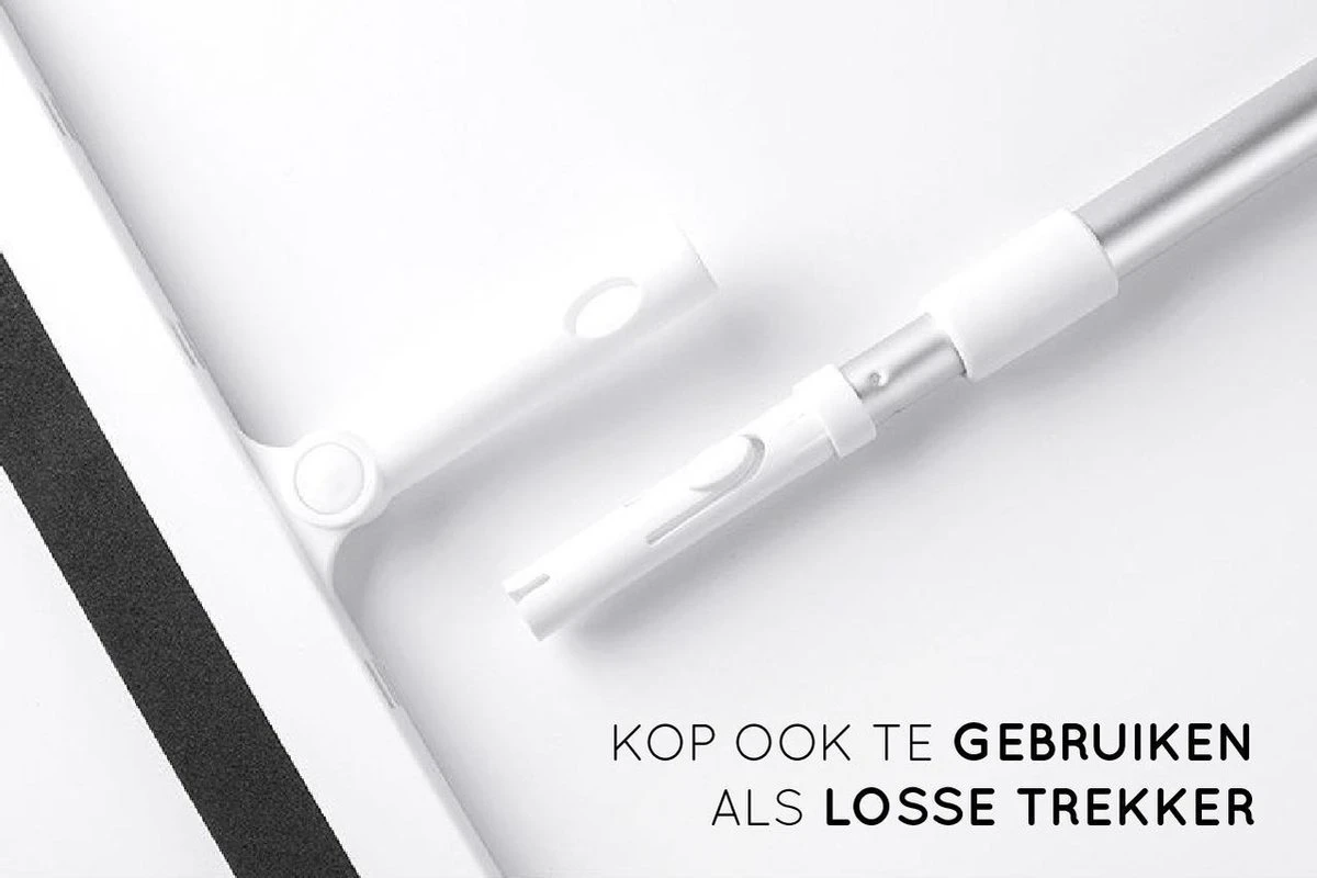 Amenzo® Vloertrekker Met Steel - Vloerwisser - 35 Cm + 120 Cm Steel - Uitschuifbare Aluminium Steel - Badkamer – Trekker - Vloerwisser Wit – Watertrekker 3 Amenzo® Vloertrekker Met Steel - Vloerwisser - 35 Cm + 120 Cm Steel - Uitschuifbare Aluminium Steel - Badkamer – Trekker - Vloerwisser Wit – Watertrekker - Afbeelding 3