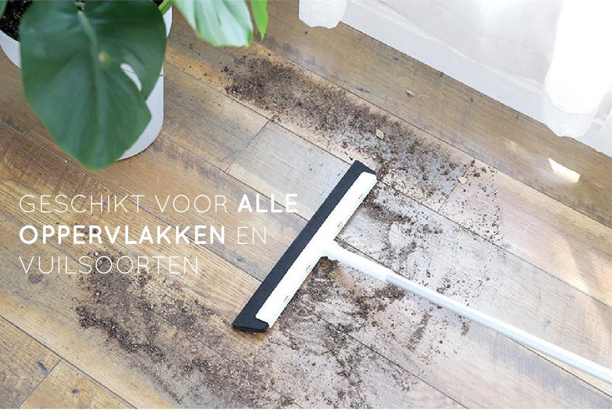 Amenzo® Vloertrekker Met Steel - Vloerwisser - 35 Cm + 120 Cm Steel - Uitschuifbare Aluminium Steel - Badkamer – Trekker - Vloerwisser Wit – Watertrekker 11 Amenzo® Vloertrekker Met Steel - Vloerwisser - 35 Cm + 120 Cm Steel - Uitschuifbare Aluminium Steel - Badkamer – Trekker - Vloerwisser Wit – Watertrekker - Afbeelding 11