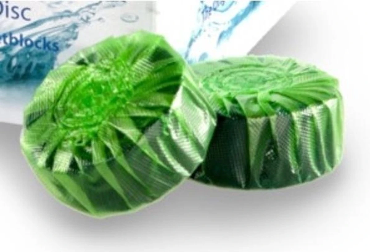 Starbluedisc Toiletblok Jaarverpakking 24 Stuks Groen 5 Starbluedisc Toiletblok Jaarverpakking 24 Stuks Groen - Afbeelding 5
