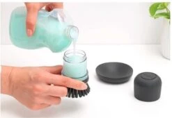 Brabantia Sink Side Afwasborstel - Met Zeepdispenser- Dark Grey 27 Brabantia Sink Side Afwasborstel - Met Zeepdispenser- Dark Grey -Huishoudelijke Benodigdheden 1200x824