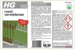 HG Roestverwijderaar - 500 Ml - Verwijdert Roest Zonder Schuren - Roestwerende Werking -Huishoudelijke Benodigdheden 1200x830 4