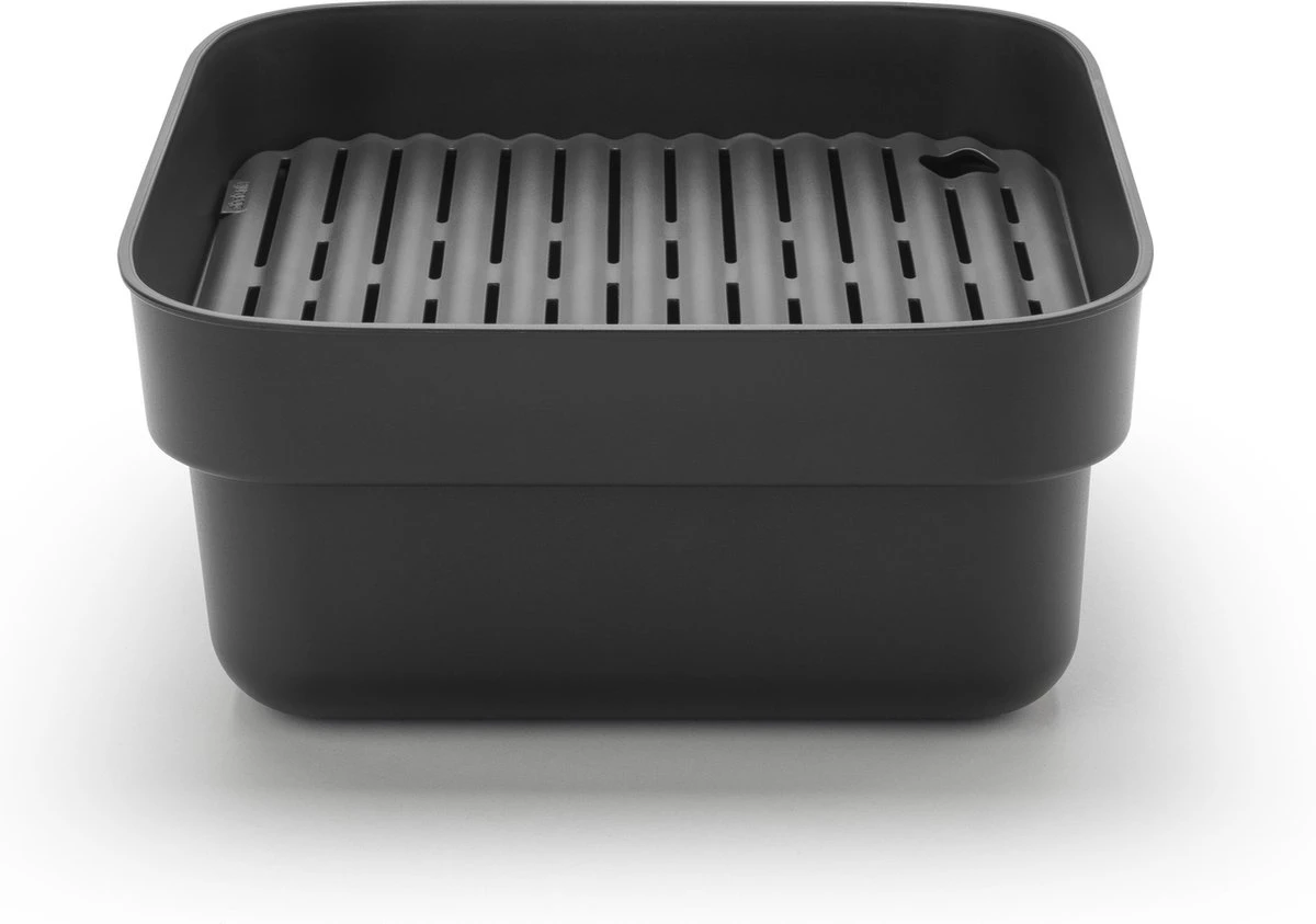 Brabantia SinkSide Afwasbak Vierkant - Met Afdruipschaal - Dark Grey 9 Brabantia SinkSide Afwasbak Vierkant - Met Afdruipschaal - Dark Grey - Afbeelding 9