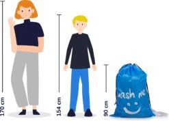 Wonair - Grote Waszak - 60x90cm - Hemelsblauw - Met Trekkoord En Draagband 15 Wonair - Grote Waszak - 60x90cm - Hemelsblauw - Met Trekkoord En Draagband -Huishoudelijke Benodigdheden 1200x860