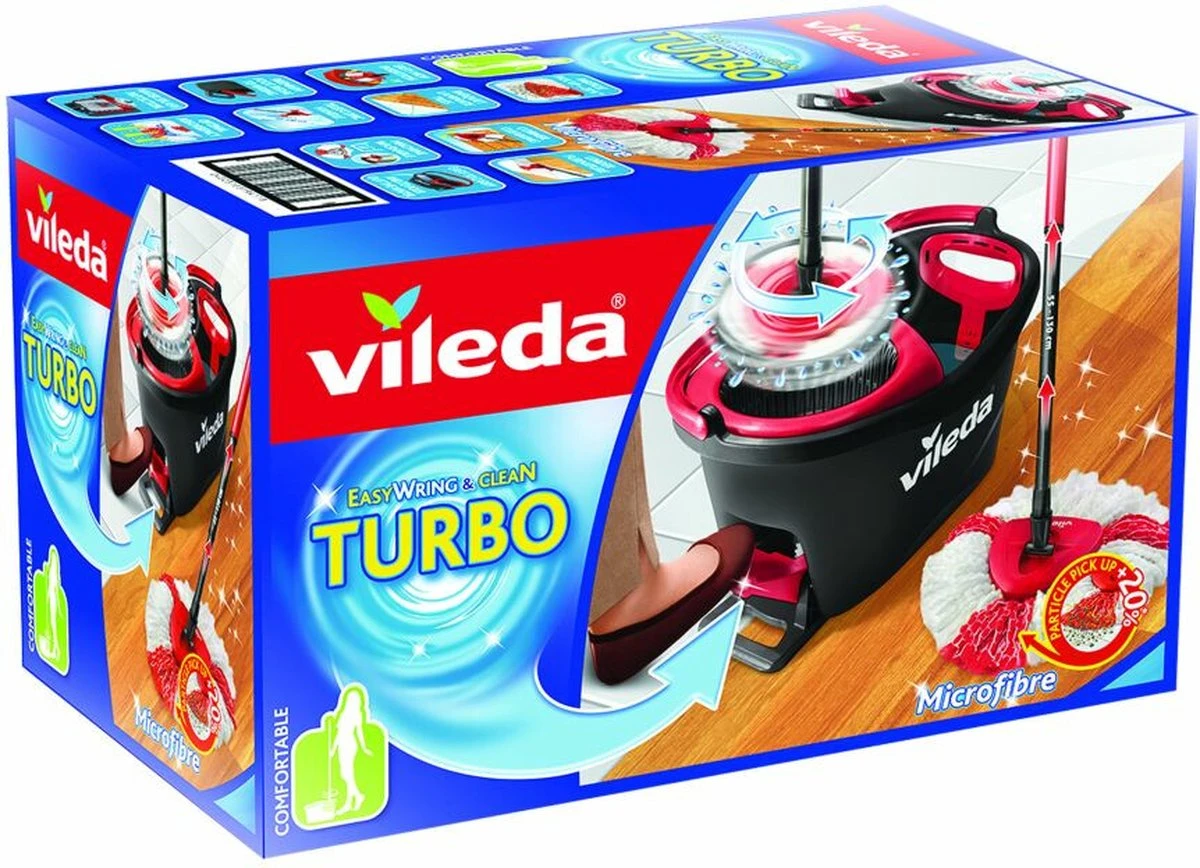 Vileda Turbo Mopset - Pedaalsysteem - 6L 10 Vileda Turbo Mopset - Pedaalsysteem - 6L - Afbeelding 10