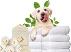 LuxerLiving Wasbol Set Van 6 - Droogt Tot 30% Sneller - Wasverzachter - Droger Ballen - Dryer Balls - Ecologisch - 100% Wol 10 LuxerLiving Wasbol Set Van 6 - Droogt Tot 30% Sneller - Wasverzachter - Droger Ballen - Dryer Balls - Ecologisch - 100% Wol -Huishoudelijke Benodigdheden 1200x879