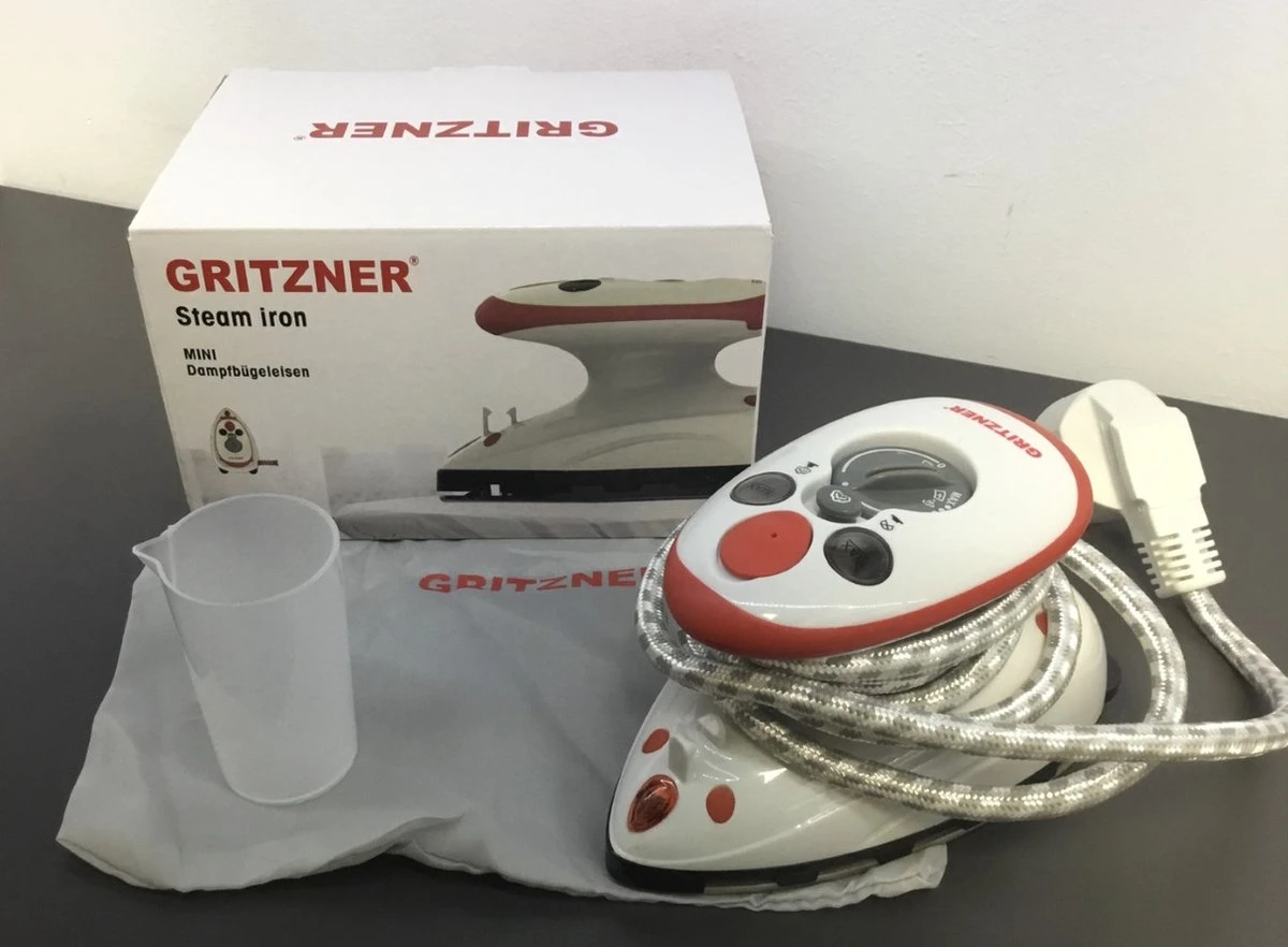 Mini Strijkijzer , Stoomstrijkijzer, Reis Stoomstrijkijzer Babysnapp, Gritzner, Prym 2 Mini Strijkijzer , Stoomstrijkijzer, Reis Stoomstrijkijzer Babysnapp, Gritzner, Prym - Afbeelding 2