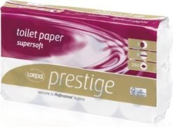 WEPA PRESTIGE 64rollen - Supersoft 3-laags Toiletpapier 250vel -Huishoudelijke Benodigdheden 1200x885
