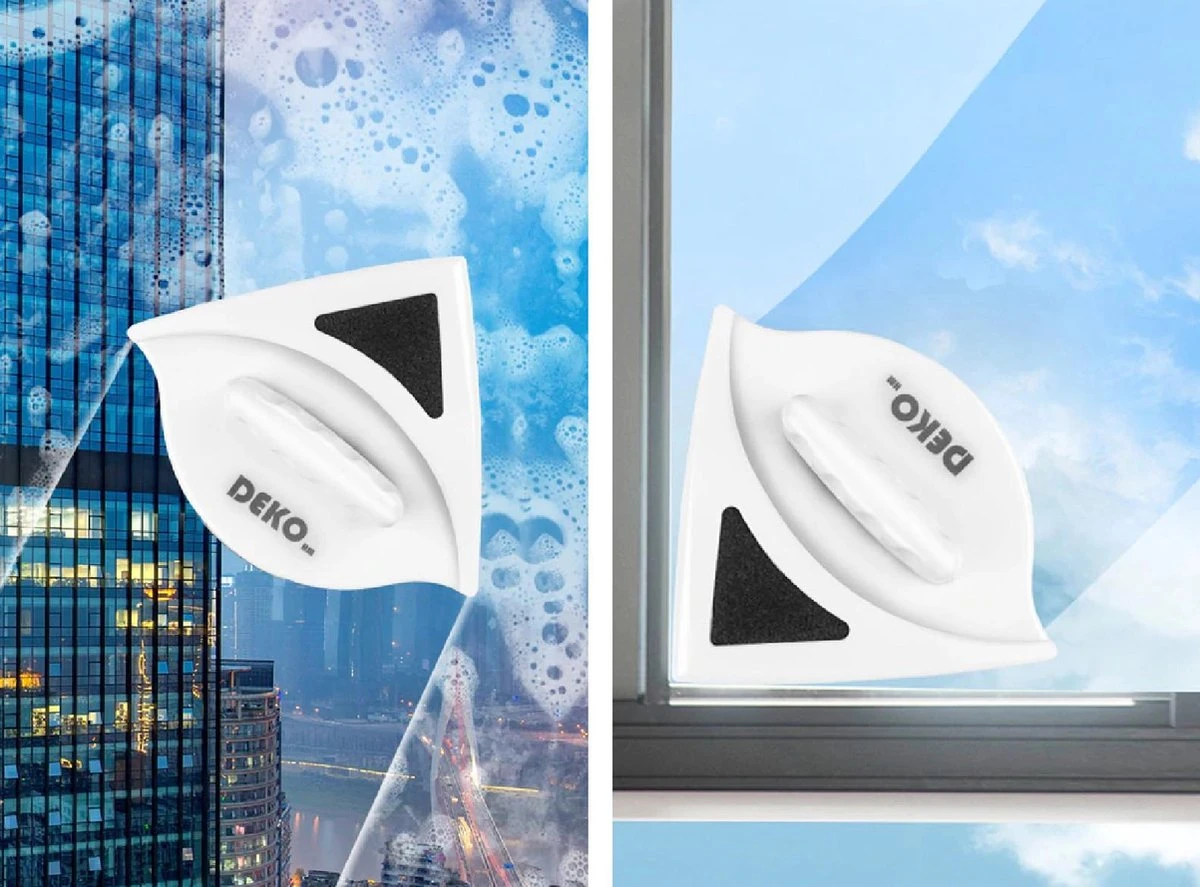 Leadle® Magnetische Raamwisser - Raamtrekker Professioneel - Glas Reiniger - Ruitenreiniger - Glascleaner - Ramen Wassen - Enkel Glas 2 Leadle® Magnetische Raamwisser - Raamtrekker Professioneel - Glas Reiniger - Ruitenreiniger - Glascleaner - Ramen Wassen - Enkel Glas - Afbeelding 2