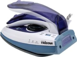 Tristar Reisstrijkijzer ST-8152 - Stoomstrijkijzer Travel – 1000 Watt – Inklapbaar - Blauw Wit -Huishoudelijke Benodigdheden 1200x892 3