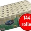Perfex Toiletpapier Pure White 2-Laags 24 Rollen X 6 Pak Mega Voordeelpak 144 Rollen