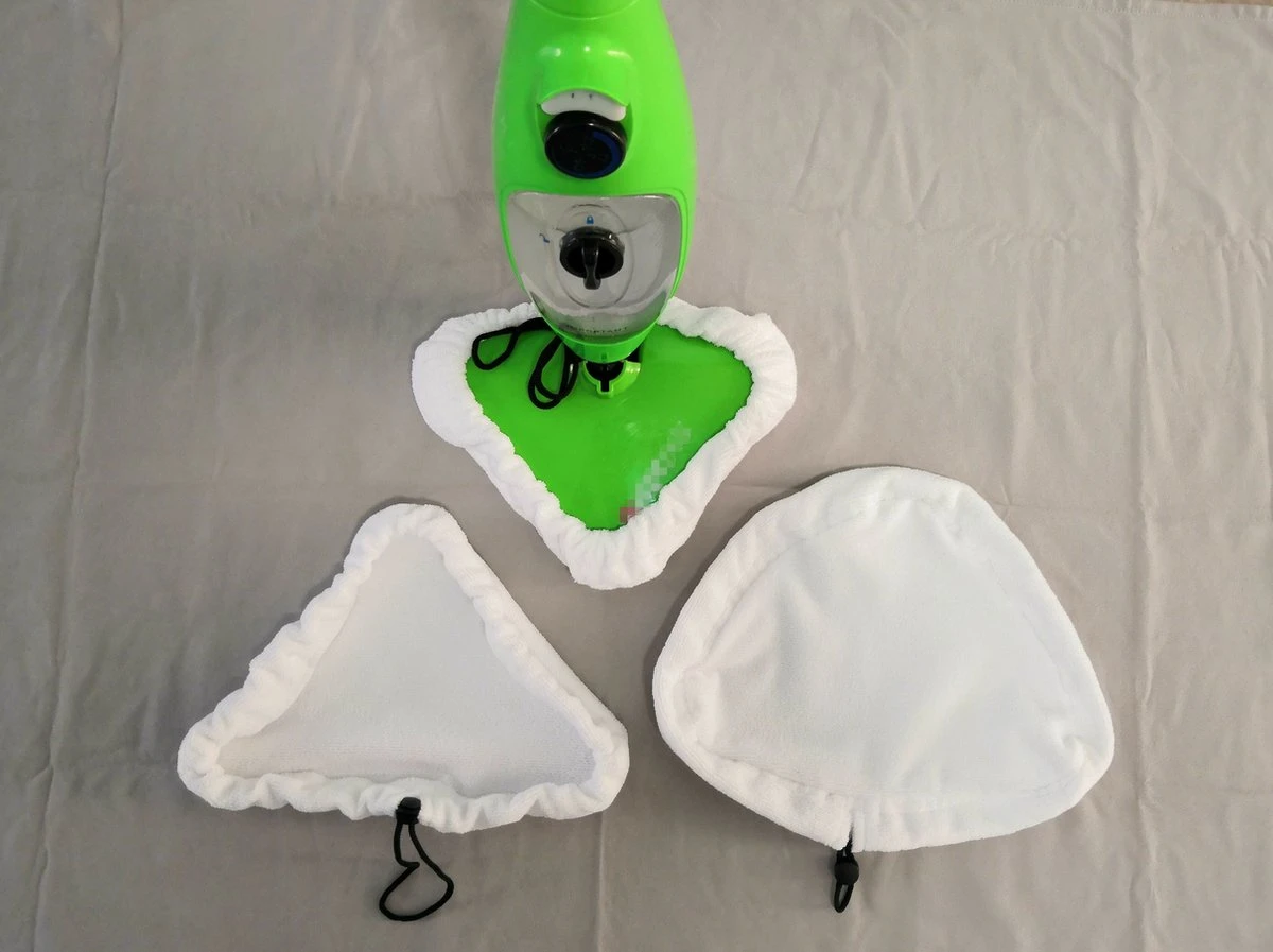 Microvezeldoeken - Microvezelpads Geschikt Voor Driehoekige Stoomreiniger Mop - 4 Stuks 4 Microvezeldoeken - Microvezelpads Geschikt Voor Driehoekige Stoomreiniger Mop - 4 Stuks - Afbeelding 4