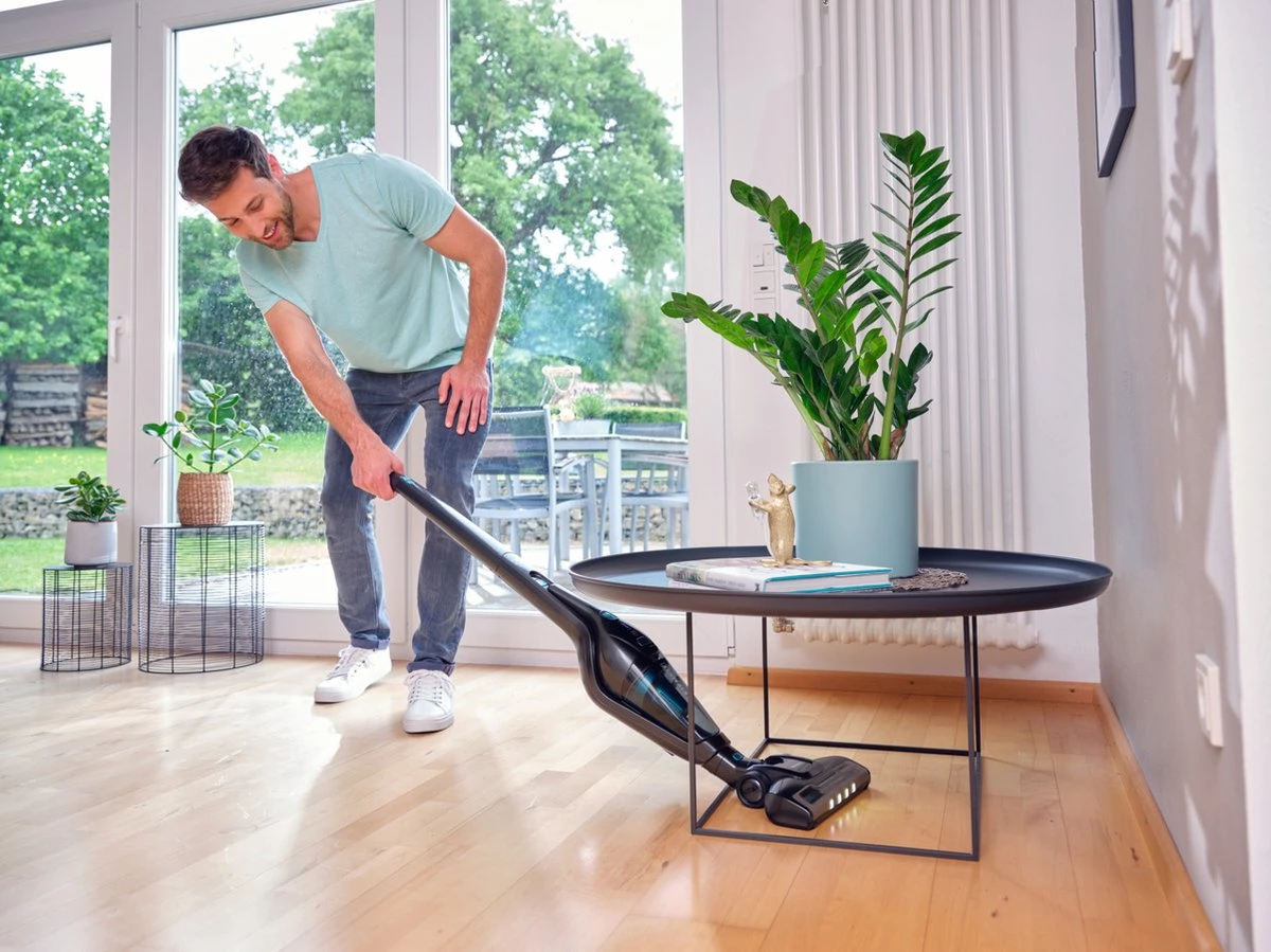 Leifheit Rotaro Powervac 2in1 Steelstofzuiger Met Kruimelzuiger 20V 4 Leifheit Rotaro Powervac 2in1 Steelstofzuiger Met Kruimelzuiger 20V - Afbeelding 4