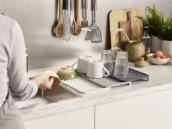 Joseph Joseph - Tier - Afdruipmat - Uitschuifbaar - Grijs -Huishoudelijke Benodigdheden 1200x900 49