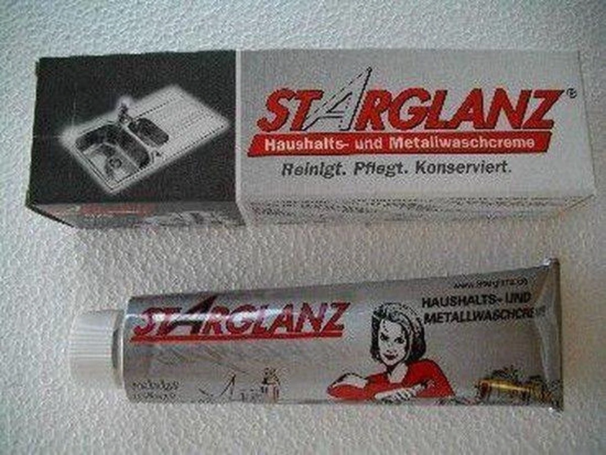 STARGLANZ 150 Ml - RVS Reiniger - Professioneel - Poetsmiddel 1 STARGLANZ 150 Ml - RVS Reiniger - Professioneel - Poetsmiddel