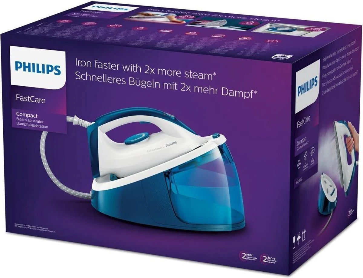 Philips FastCare Compact GC6742/20 - Stoomgenerator 6 Philips FastCare Compact GC6742/20 - Stoomgenerator - Afbeelding 6